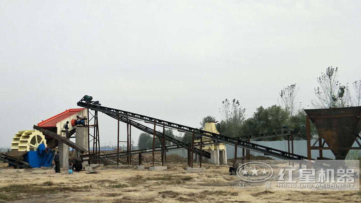 制砂生產線實拍圖，還有多種配置可以選擇