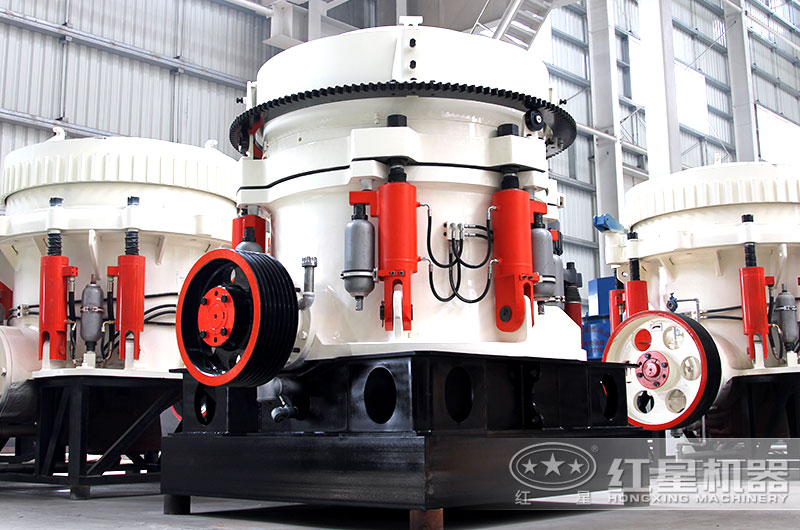 圓錐式破碎機(jī)立體結(jié)構(gòu)，占地面積小